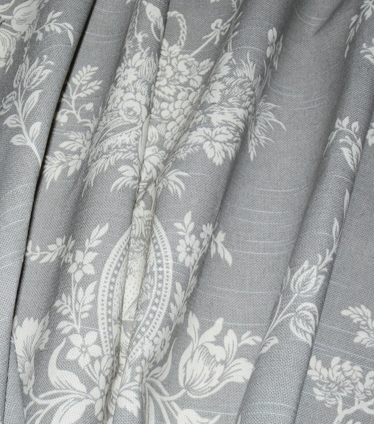 Waverly Upholstery Fabric Country House Toile Platinum | JOANN