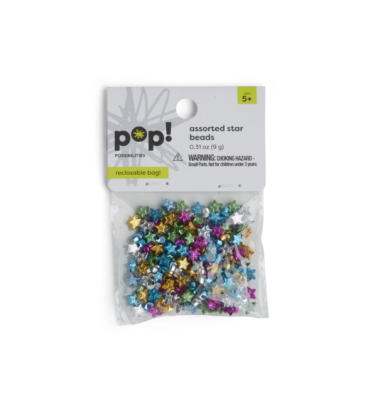 Pop! Possibilities Pony Bead Box Kit - Rainbow - Kids Pony Beads - Kids - JOANN Fabric and Craft Stores