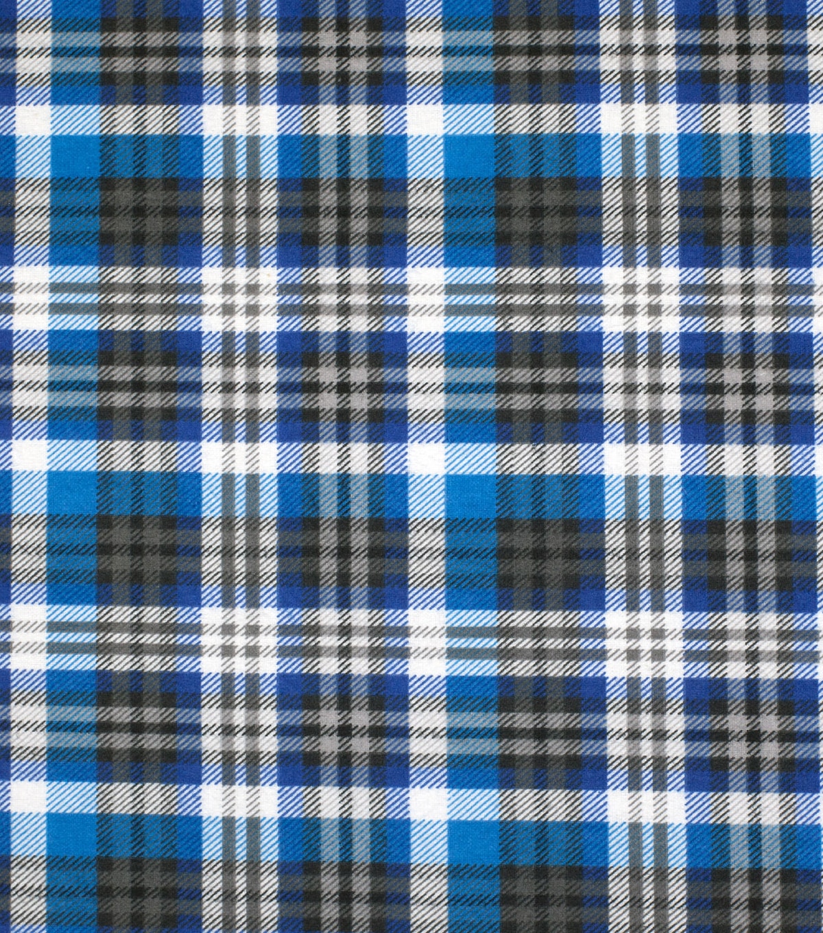 Blue Multi Plaid Super Snuggle Flannel Fabric Joann 