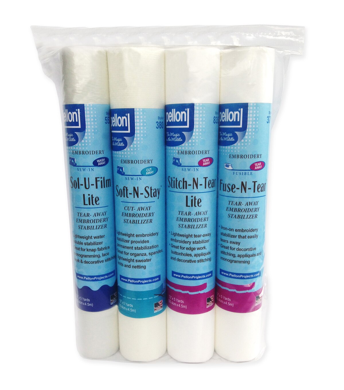 Pellon Embroidery Stabilizer Sampler Pack | JOANN