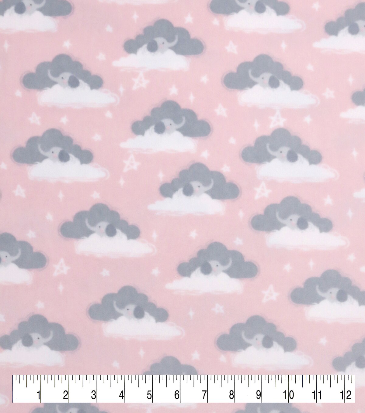 Nursery Fleece Fabric Harper Pink | JOANN