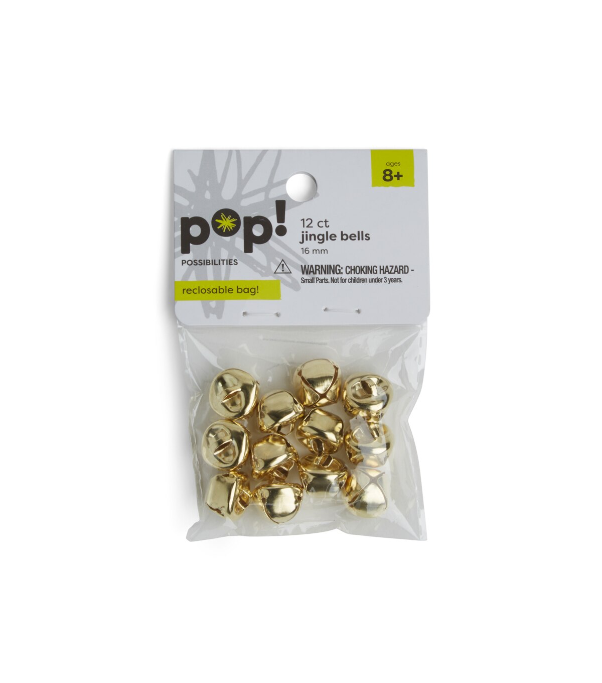 UTMACH 150 Pezzi 12mm Campanellini Metallo Jingle Bells