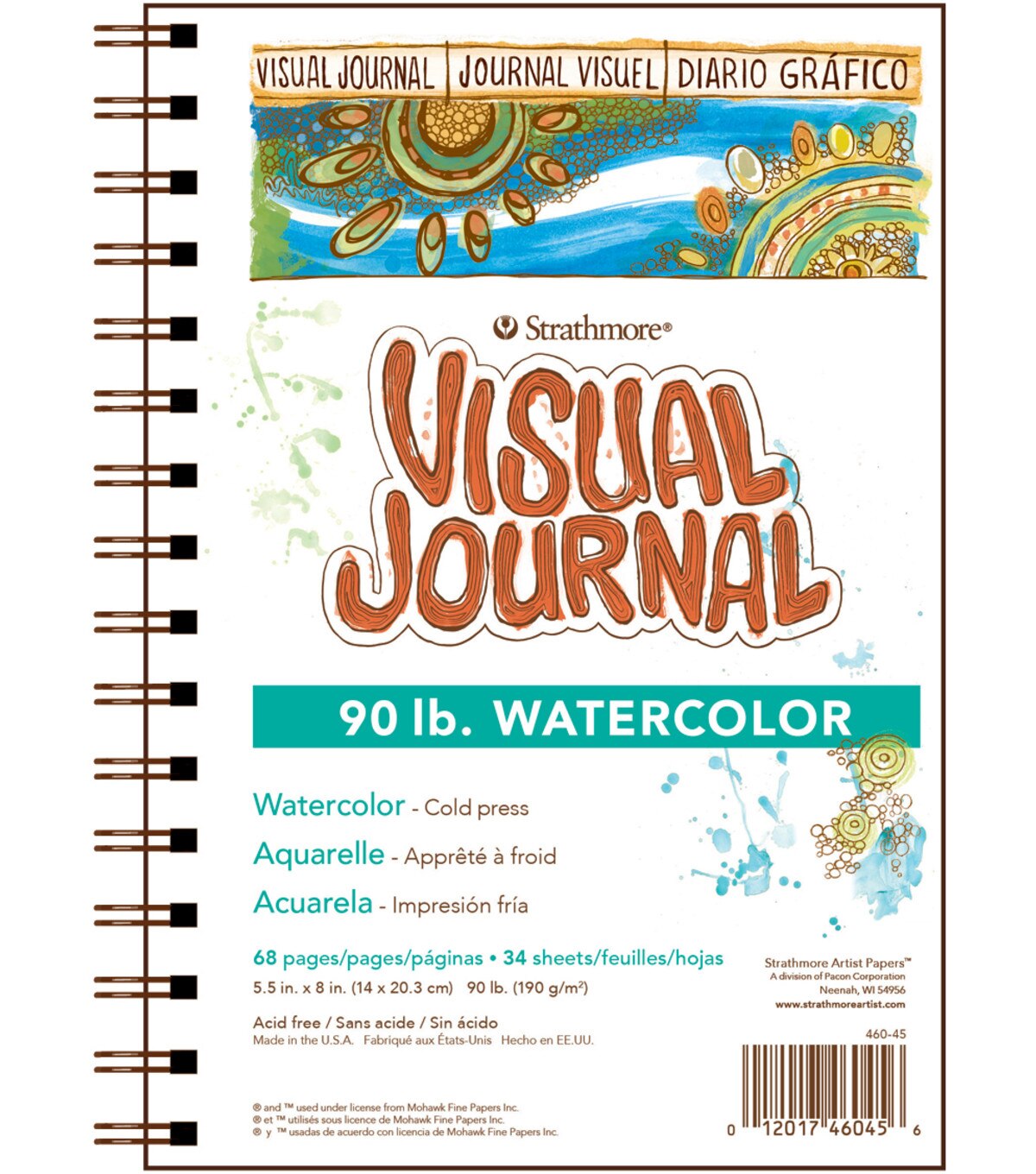 Strathmore Visual Journal Watercolor 5.5X8 34 Sheets | JOANN