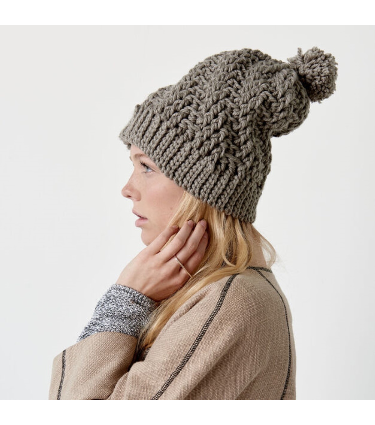 How To Make A Bernat Stepping Texture Hat | JOANN