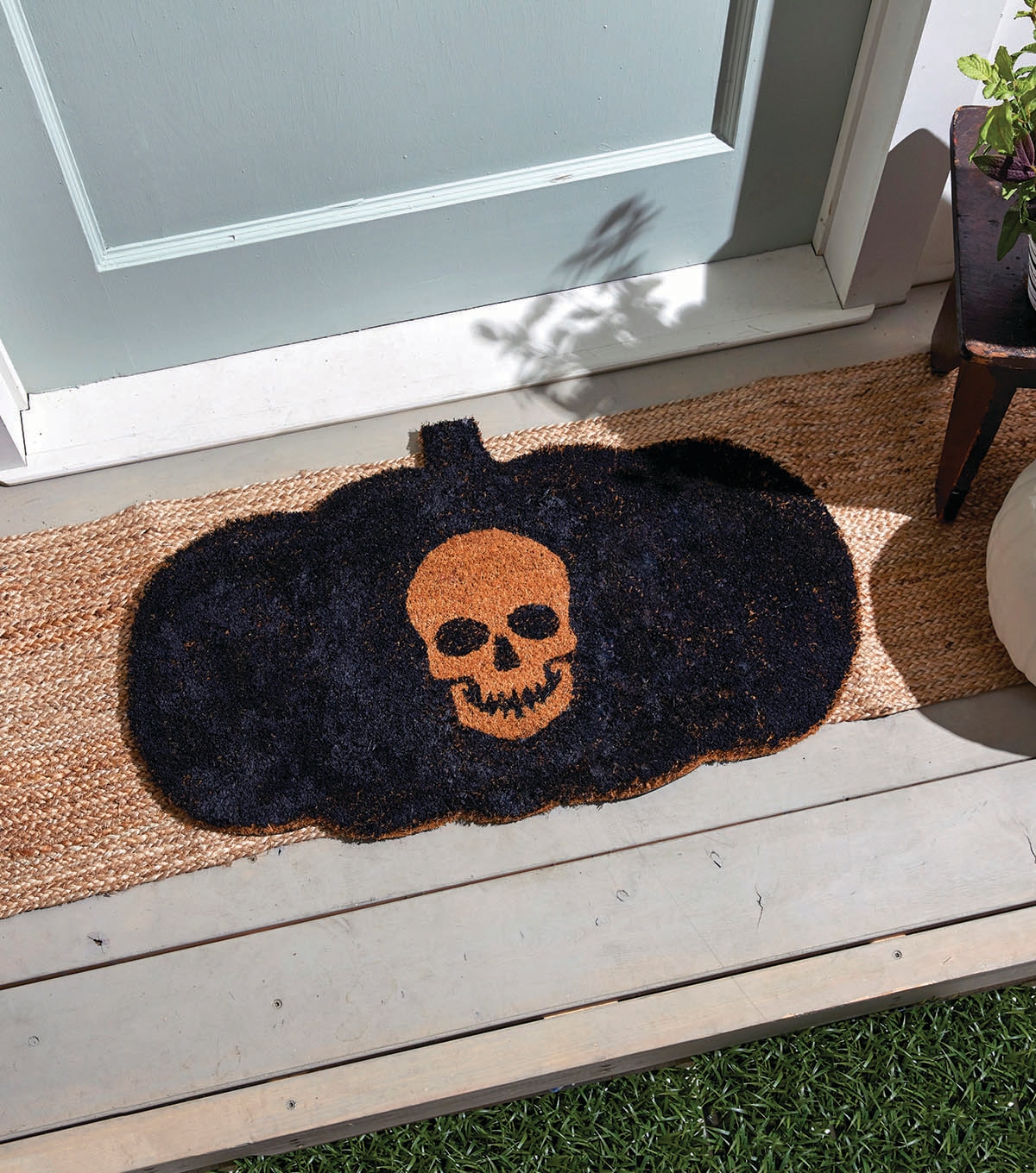 How To Make A Skull Door Mat | JOANN