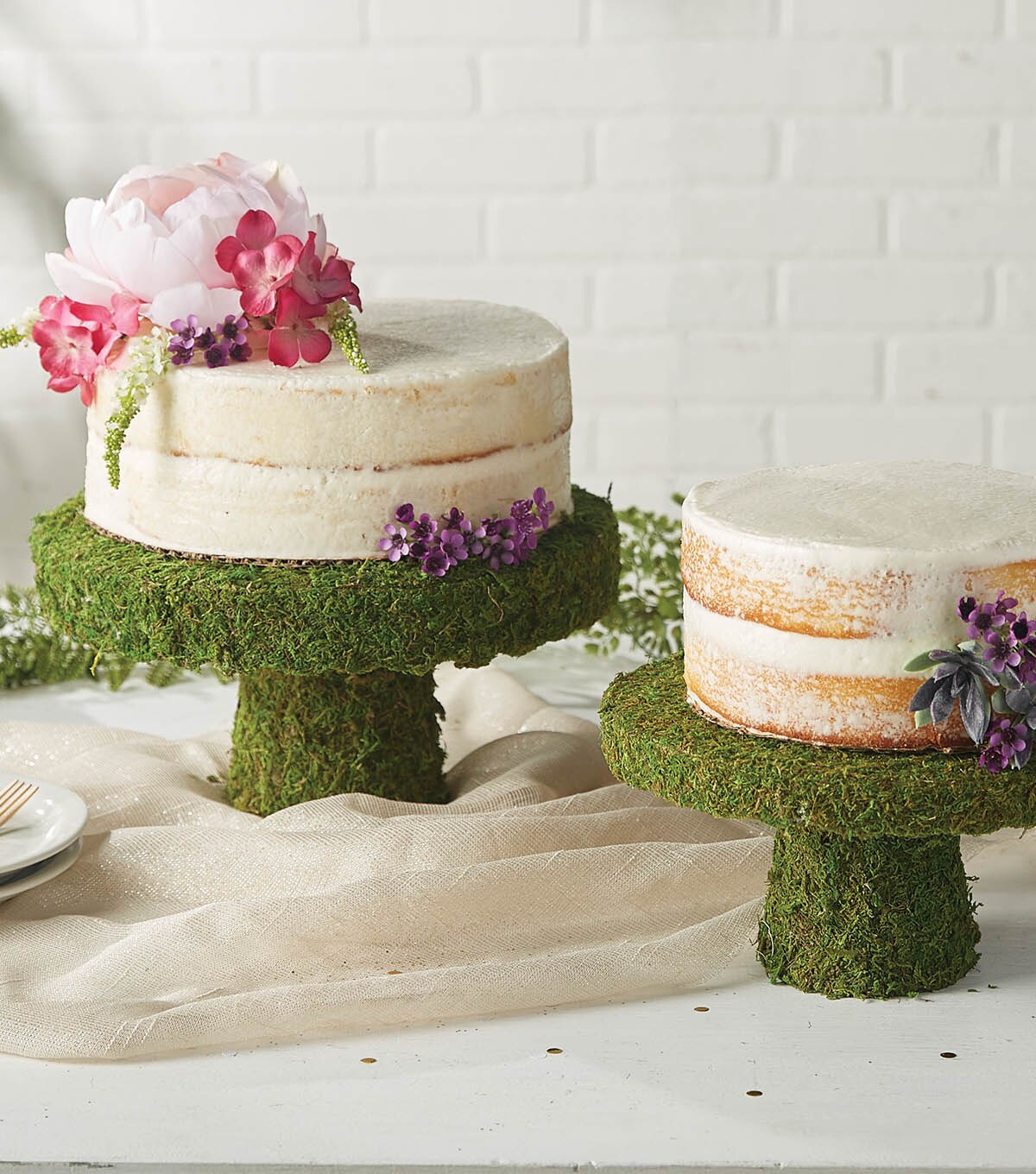 How To Make Moss Cake Stands Joann