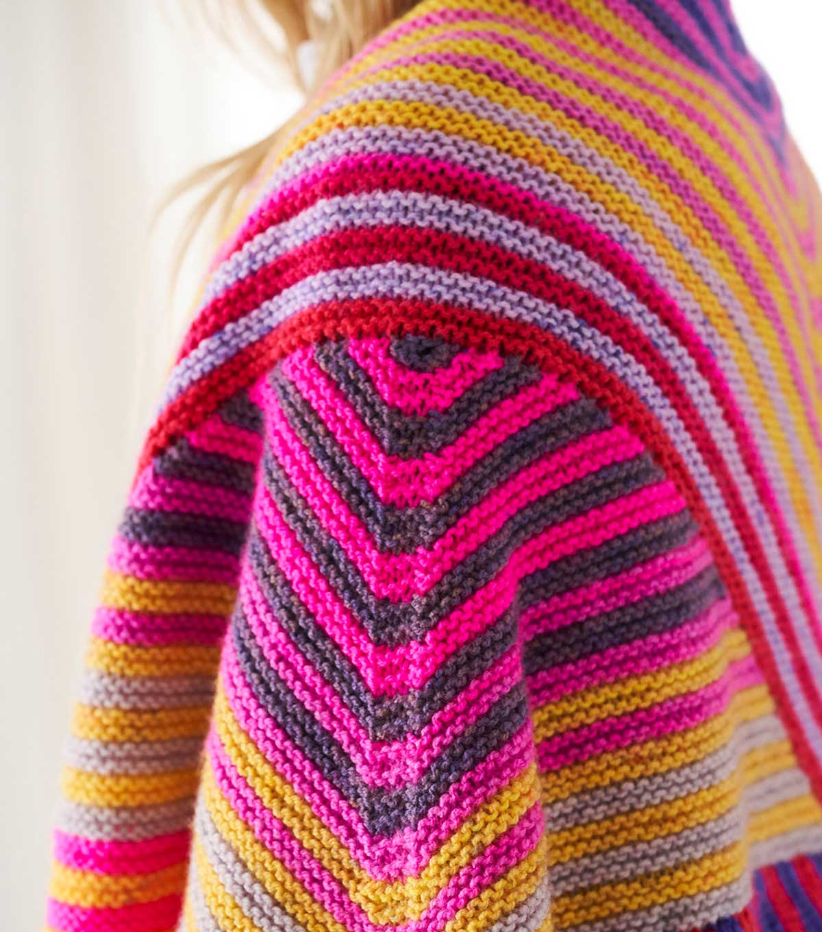 How To Make a Striped Triangle Shawl | JOANN