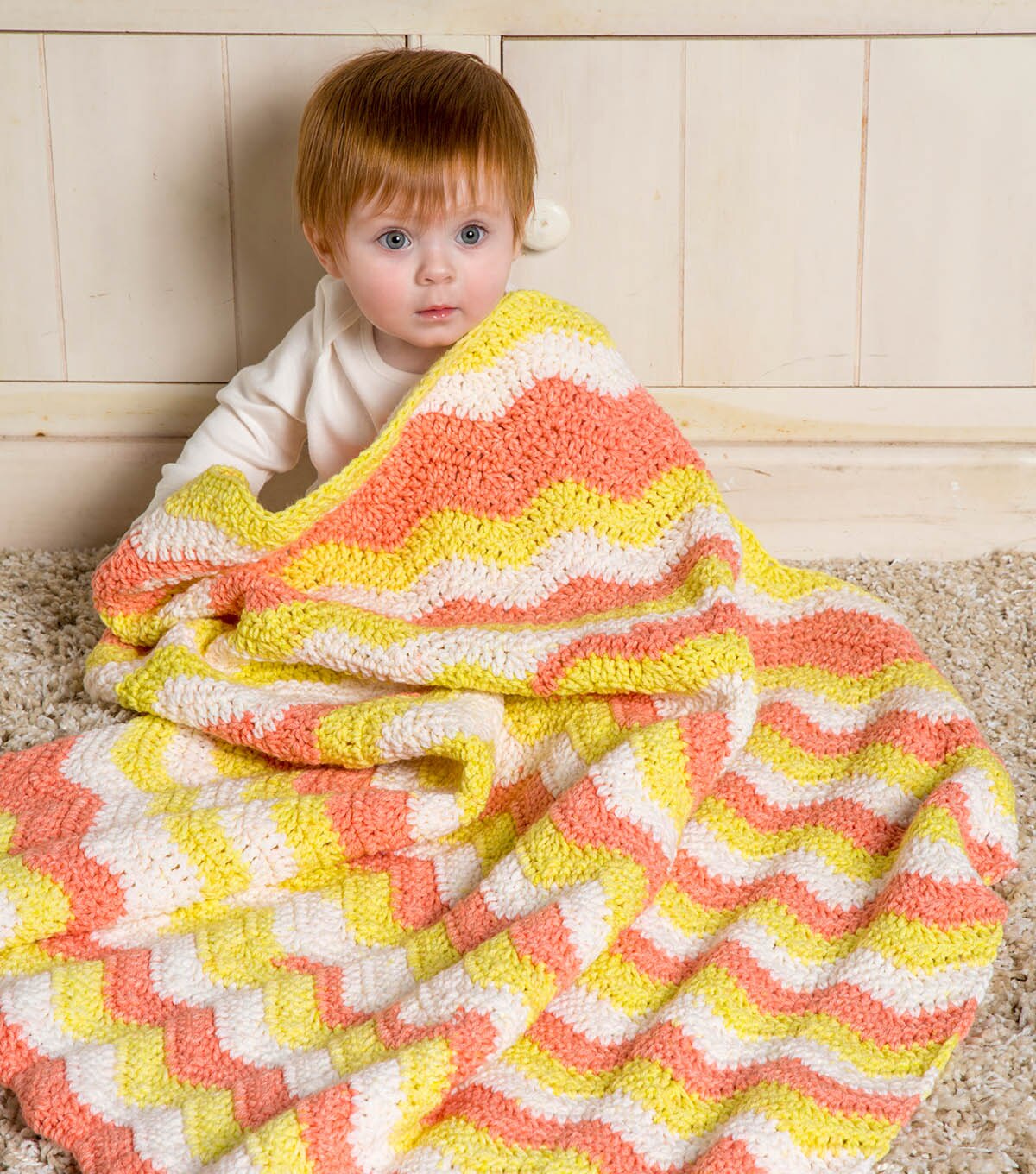 How To Make A Ripple Crochet Baby Blanket | JOANN