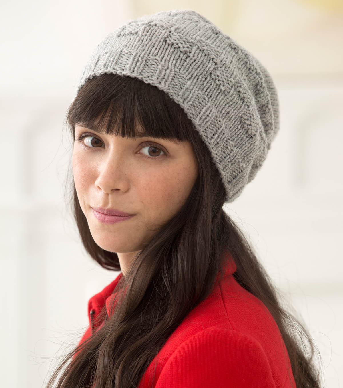 Knit free slouch hat knitting patterns