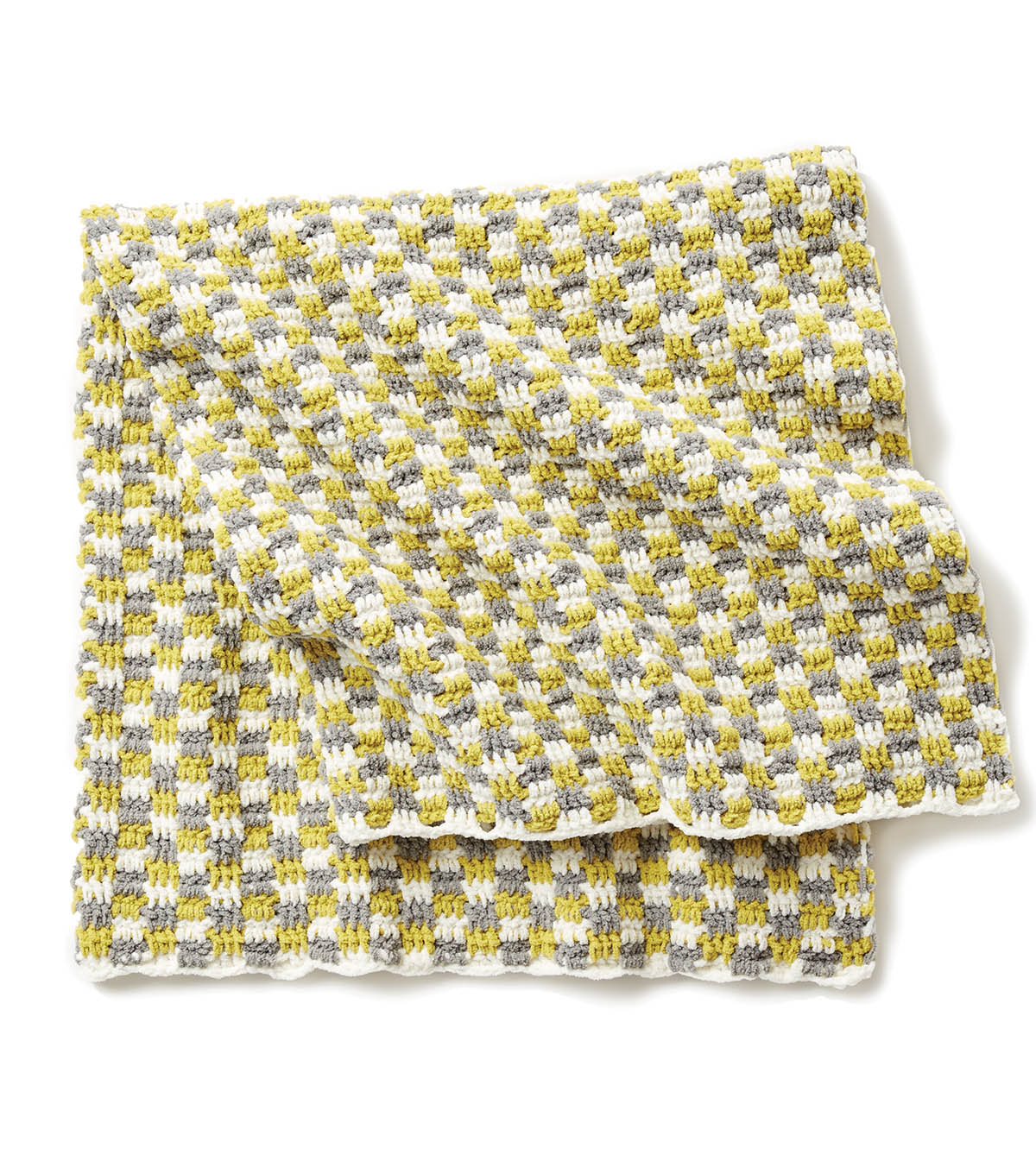 How To Make A Checker Crochet Baby Blanket | JOANN