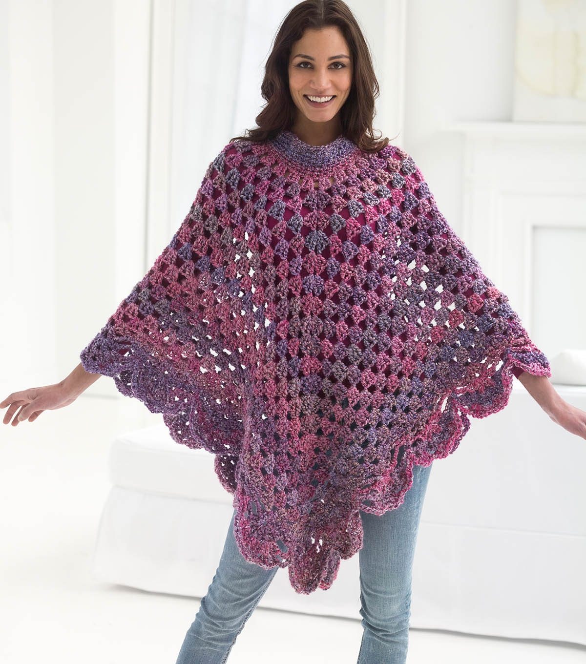 How To Crochet A Boho Poncho JOANN