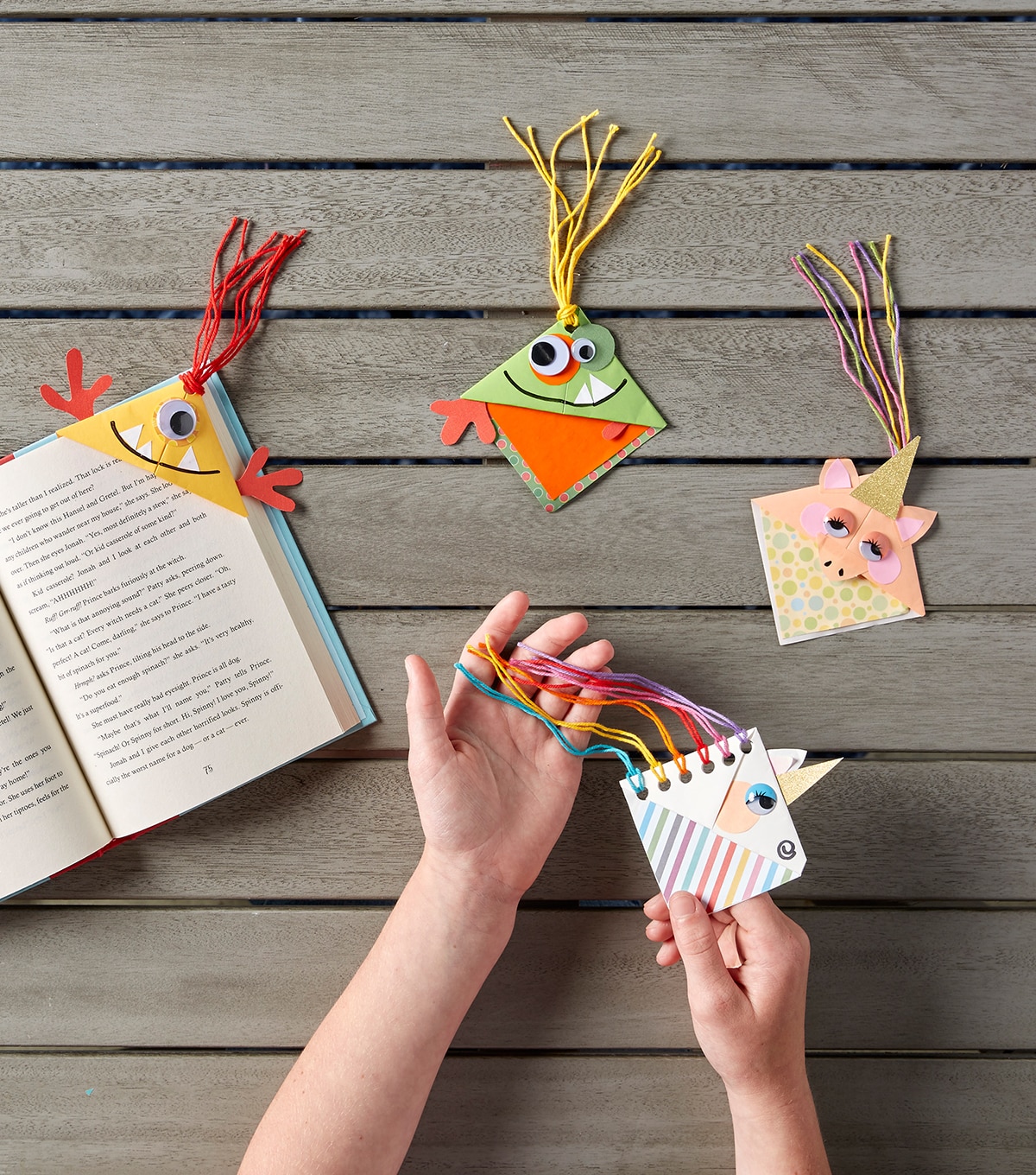 Make Paper Corner Bookmarks Joann