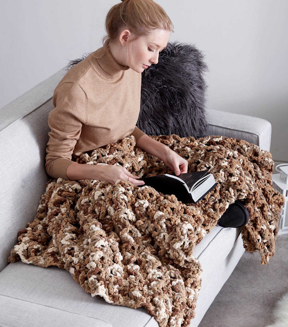 How To Make A Wavy Ridge Crochet Blanket JOANN