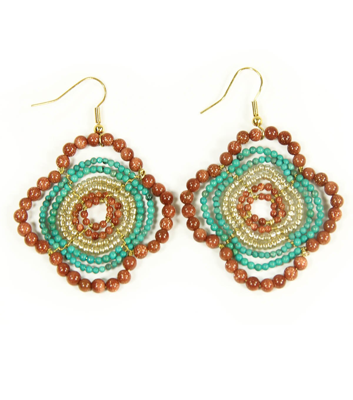 Stone Age Quatrefoil Wired Earrings | JOANN