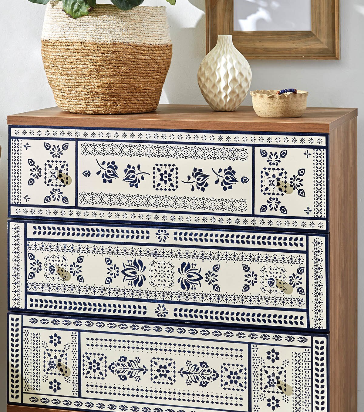 How To Make A Stenciled Dresser Joann