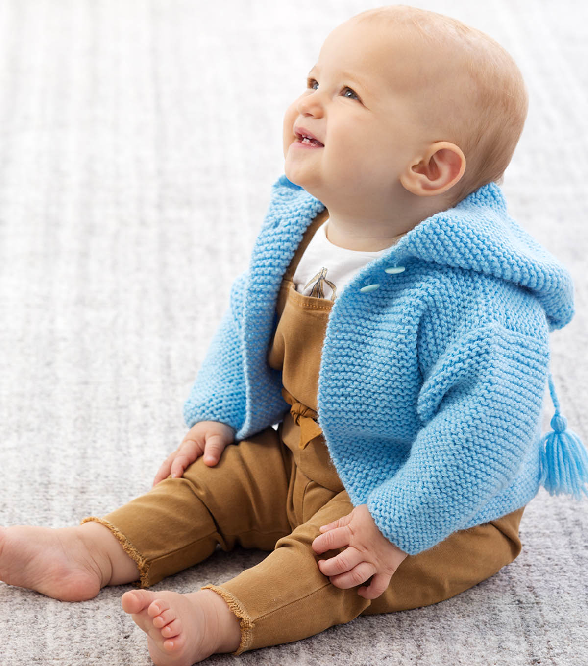 baby knitted hoodie