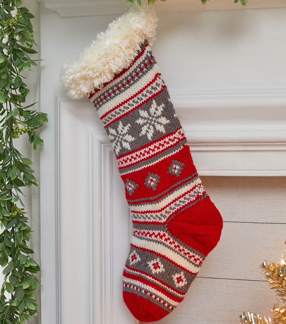 How To Make a Festive Fair Isle Stocking  JOANN