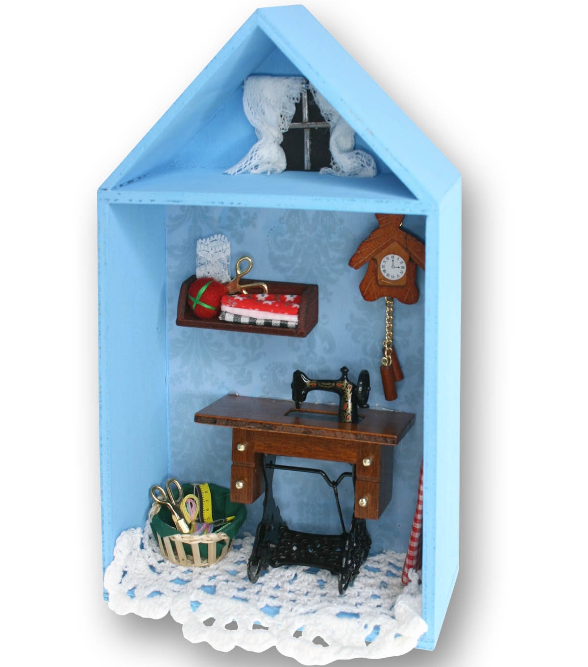 miniature sewing room kit